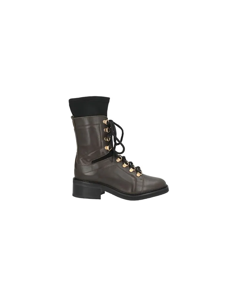 Pollini SCHUHE - Stiefelettenauf YOOX.COM Dunkelbraun