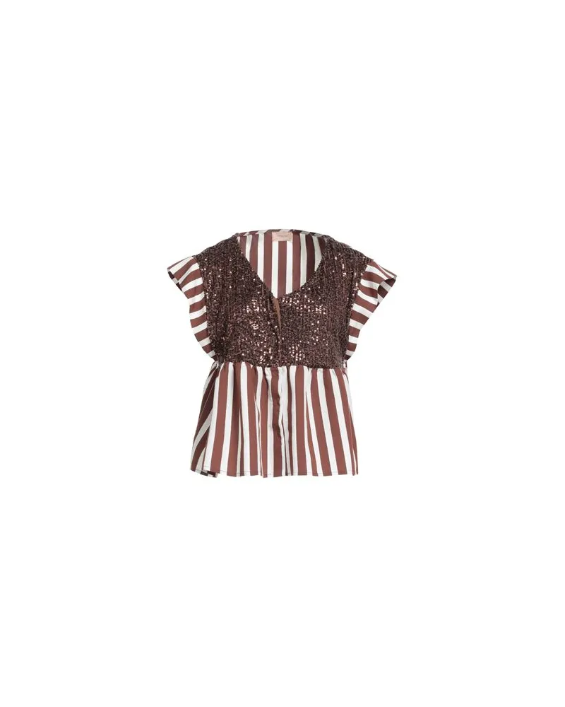 Ferrante TOPS - Hemdenauf YOOX.COM Braun