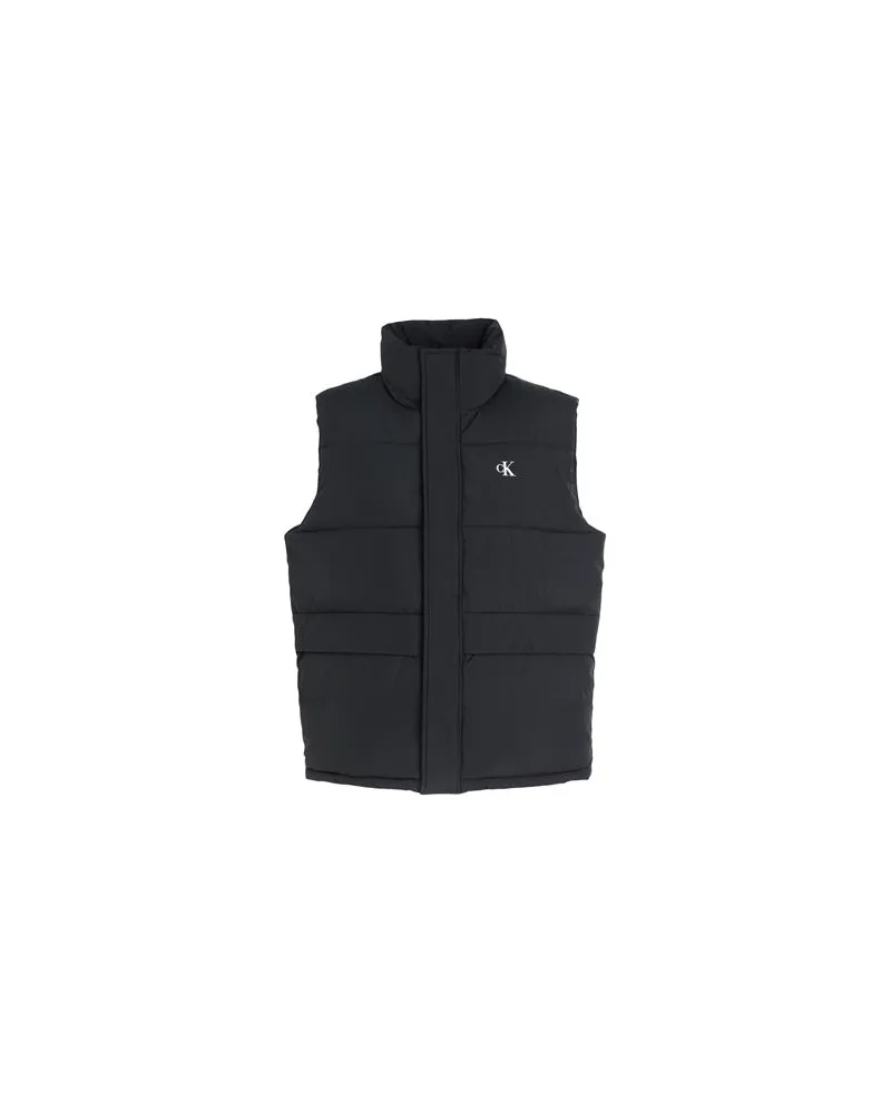 Calvin Klein JACKEN & MÄNTEL - Pufferjacken & Daunenjackenauf YOOX.COM Schwarz