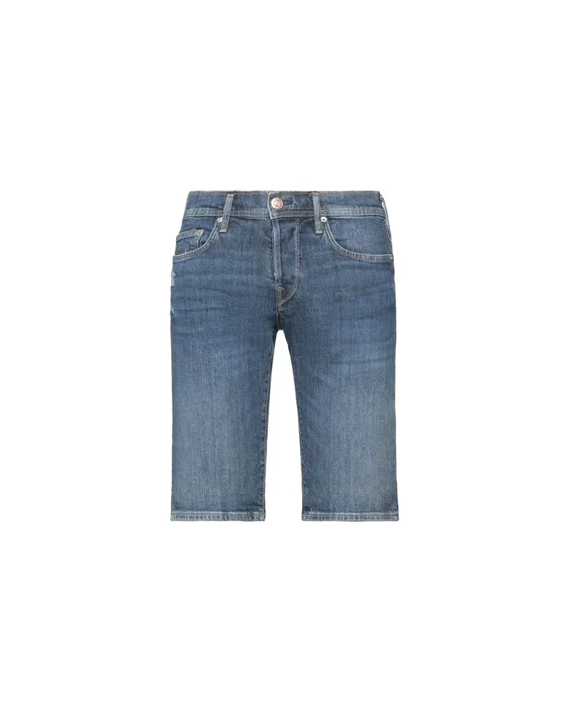 True Religion HOSEN & RÖCKE - Jeansshortsauf YOOX.COM Blau
