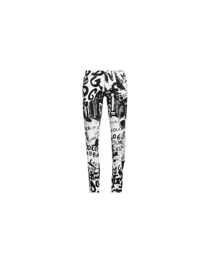 Dolce & Gabbana HOSEN & RÖCKE - Jeanshosenauf YOOX.COM Schwarz