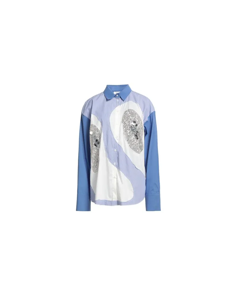 Aviù TOPS - Hemdenauf YOOX.COM Taubenblau