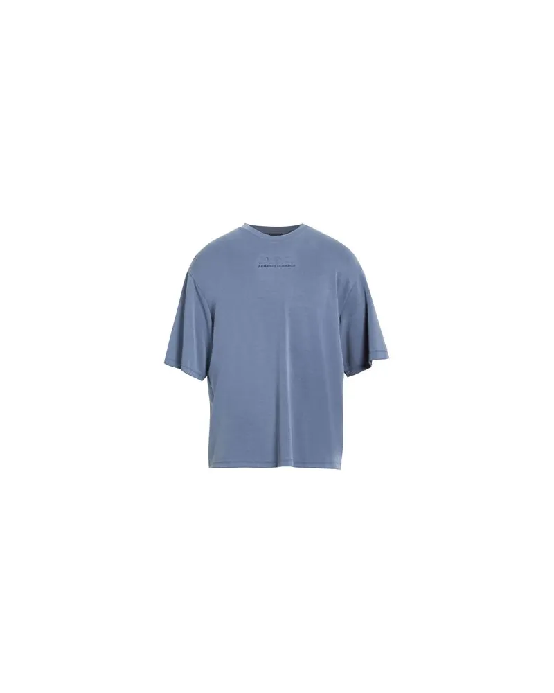 Armani Exchange TOPS - T-shirtsauf YOOX.COM Taubenblau