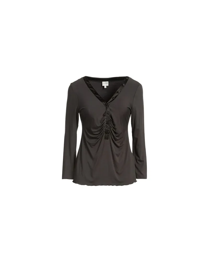 Armani Collezioni TOPS - Topsauf YOOX.COM Braungrau