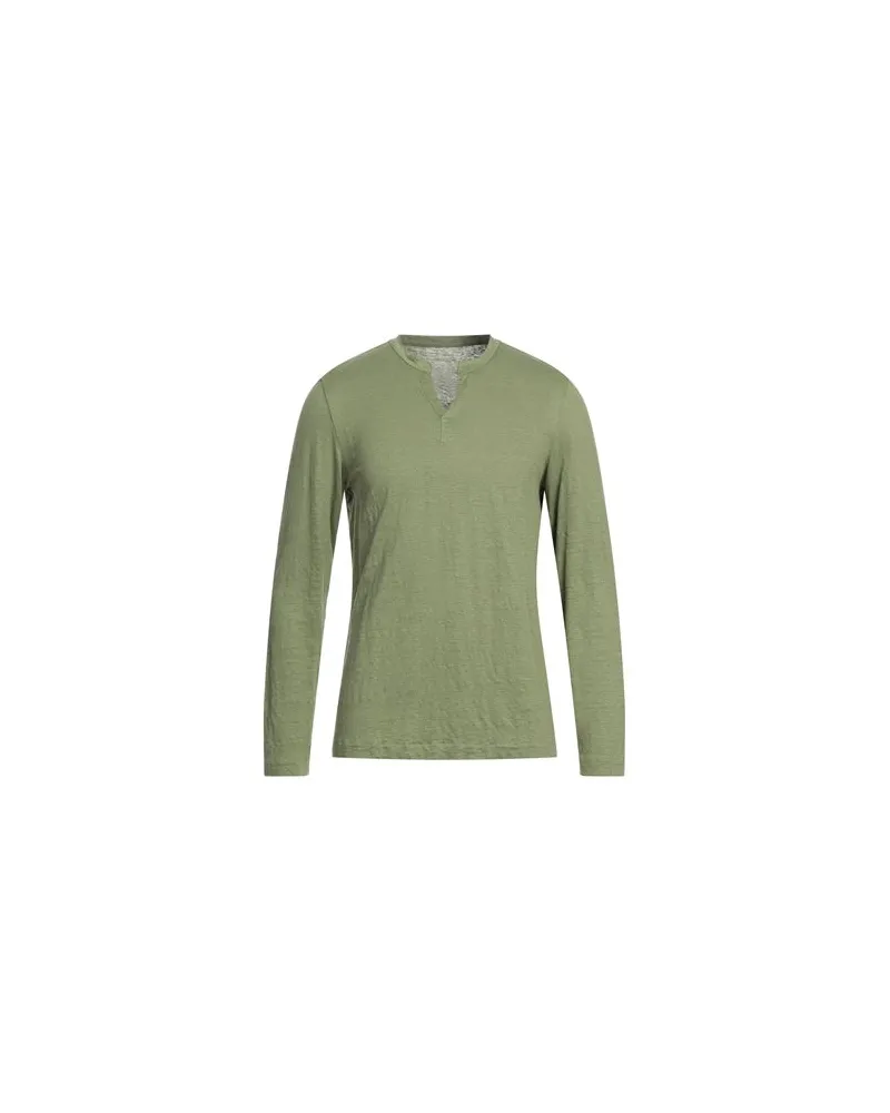 Majestic TOPS - T-shirtsauf YOOX.COM Salbeigrün
