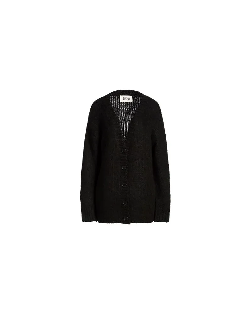 Silvian Heach STRICKWAREN - Strickjackenauf YOOX.COM Schwarz