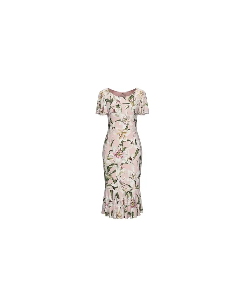 Dolce & Gabbana KLEIDER - Midi-Kleiderauf YOOX.COM Rosa