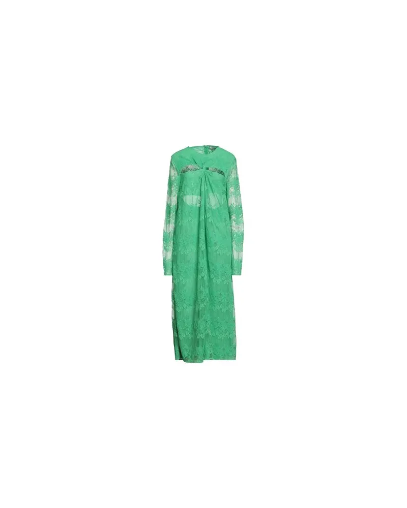 Ganni KLEIDER - Maxi-Kleiderauf YOOX.COM Grün