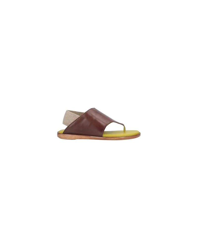 1725.a SCHUHE - Zehentrennerauf YOOX.COM Schokobraun