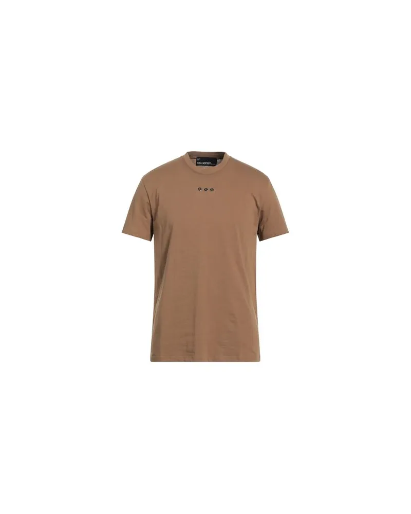 Neil Barrett TOPS - T-shirtsauf YOOX.COM Braun