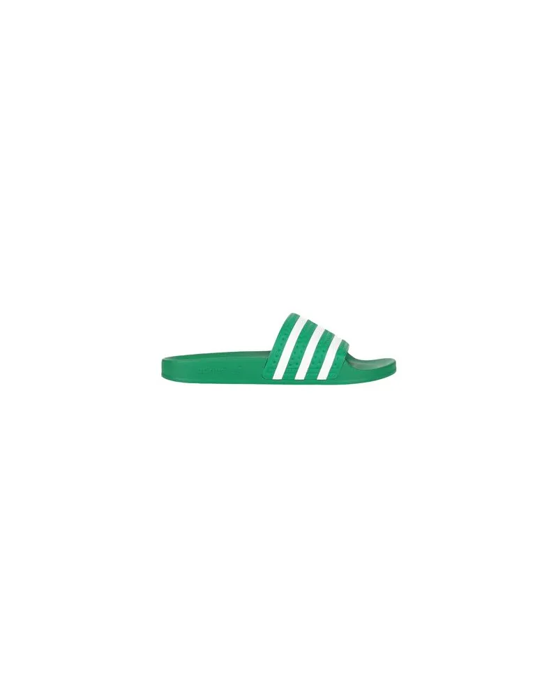 adidas ADILETTE W  - ADILETTE W - SCHUHE - Sandalenauf YOOX.COM Grün
