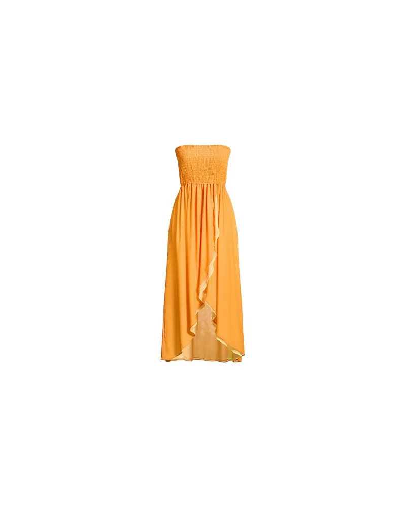 Suoli KLEIDER - Midi-Kleiderauf YOOX.COM Orange