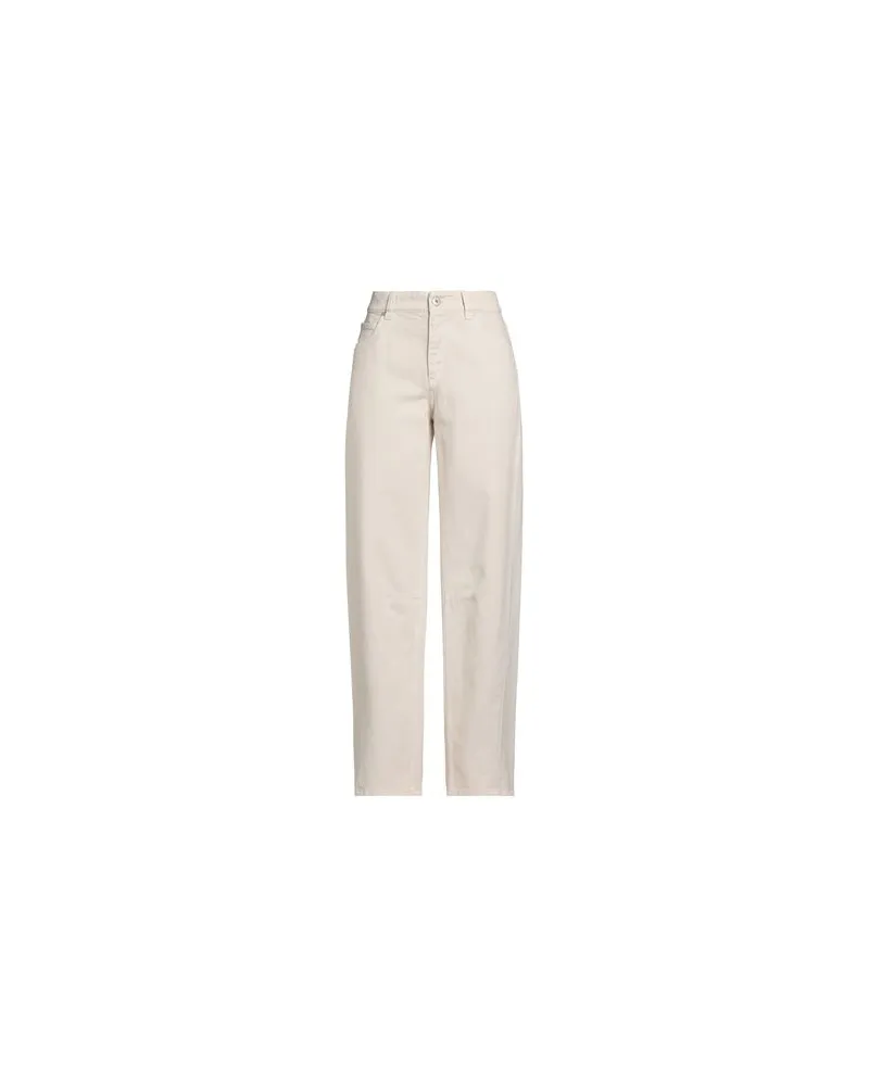 Brunello Cucinelli HOSEN & RÖCKE - Jeanshosenauf YOOX.COM Elfenbein