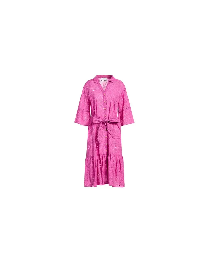 Weill KLEIDER - Midi-Kleiderauf YOOX.COM Fuchsia