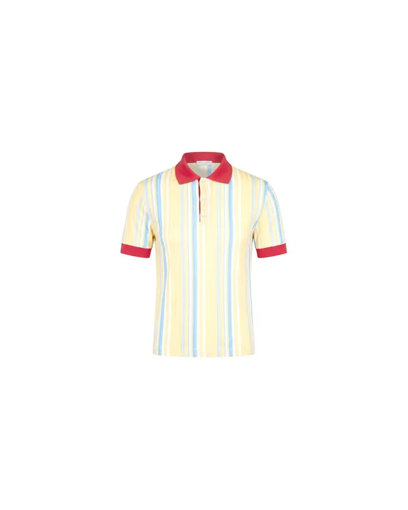 Stella Jean TOPS - Poloshirtsauf YOOX.COM Pastellgelb