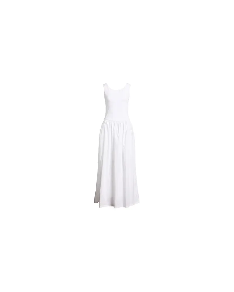 Semicouture KLEIDER - Maxi-Kleiderauf YOOX.COM Weiß