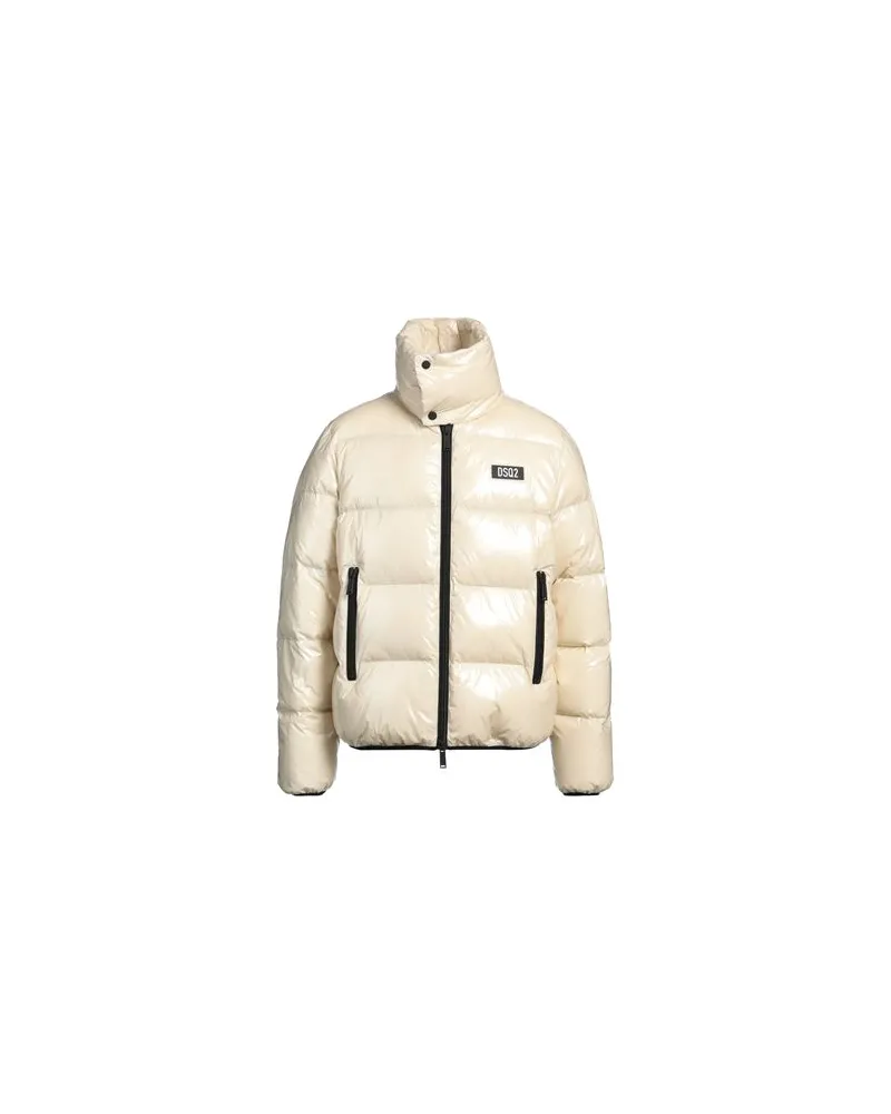 Dsquared2 JACKEN & MÄNTEL - Pufferjacken & Daunenjackenauf YOOX.COM Cremeweiß