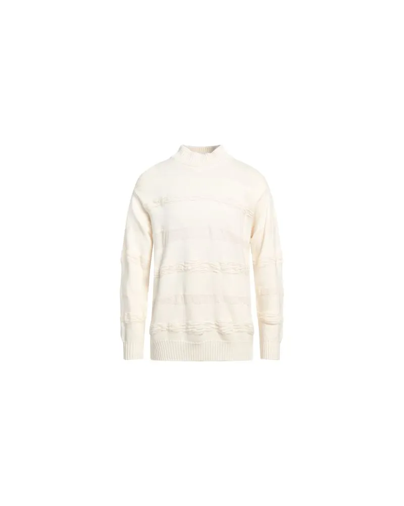 Zanieri STRICKWAREN - Rollkragenpulloverauf YOOX.COM Cremeweiß