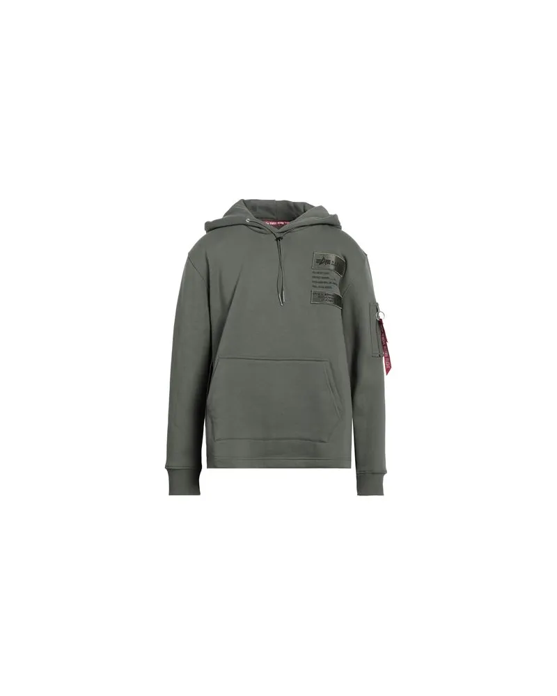 Alpha Industries TOPS - Sweatshirtsauf YOOX.COM Militärgrün