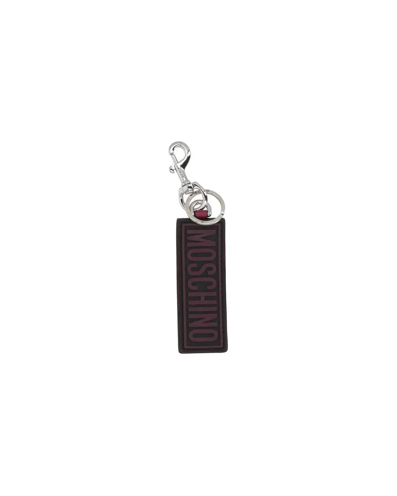 Moschino Kleinlederwaren - Schlüsselanhängerauf YOOX.COM Bordeaux