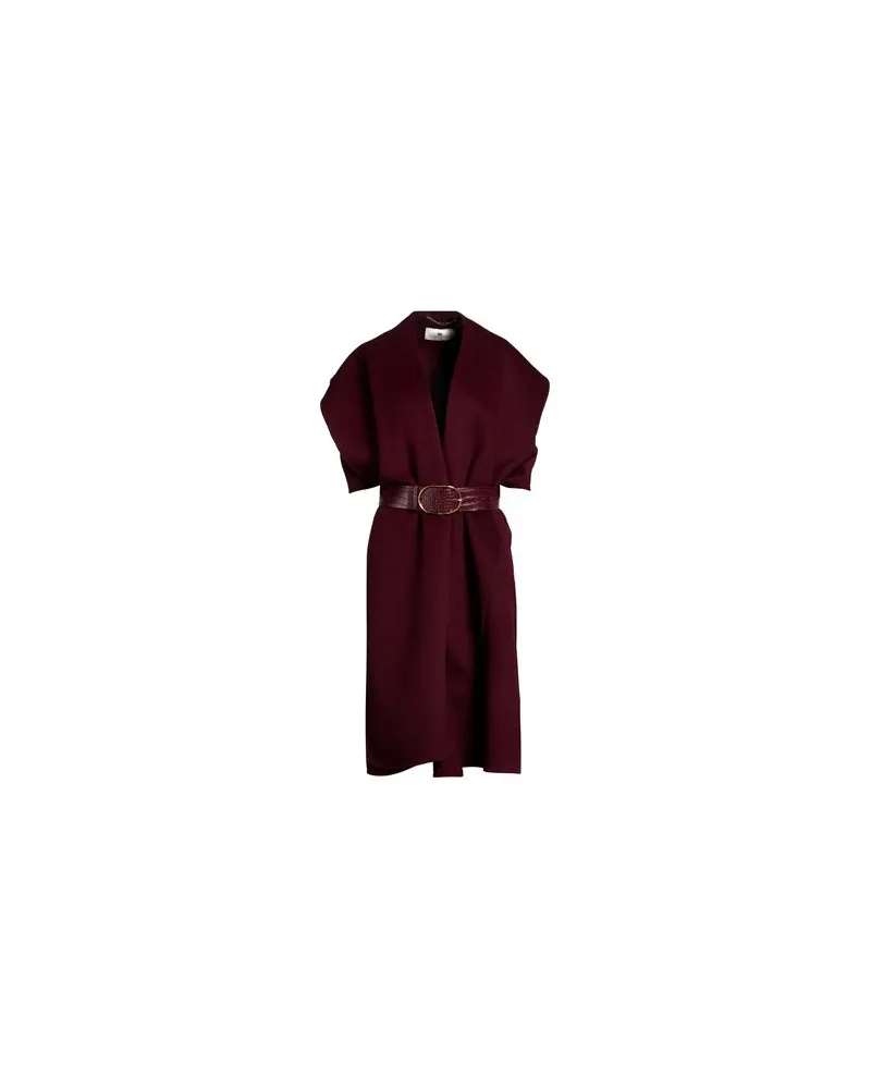 Elisabetta Franchi JACKEN & MÄNTEL - Capesauf YOOX.COM Bordeaux
