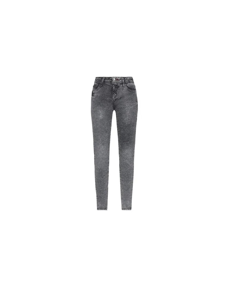 Philipp Plein HOSEN & RÖCKE - Jeanshosenauf YOOX.COM Grau