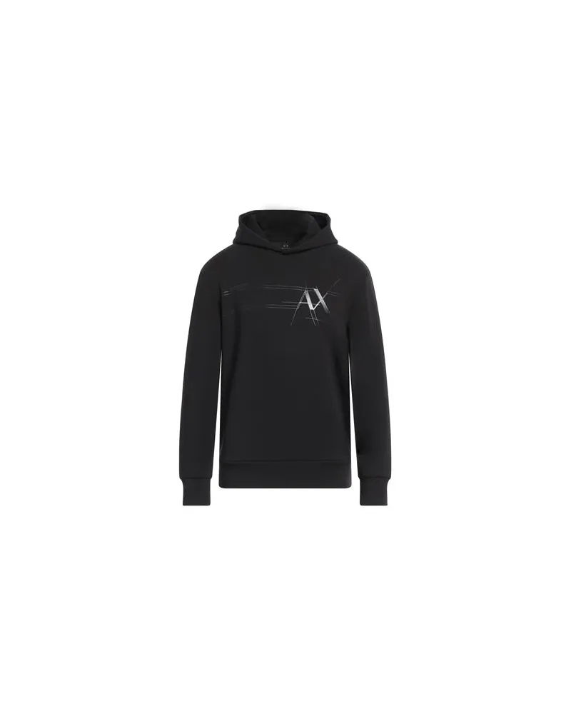 Armani Exchange TOPS - Sweatshirtsauf YOOX.COM Schwarz