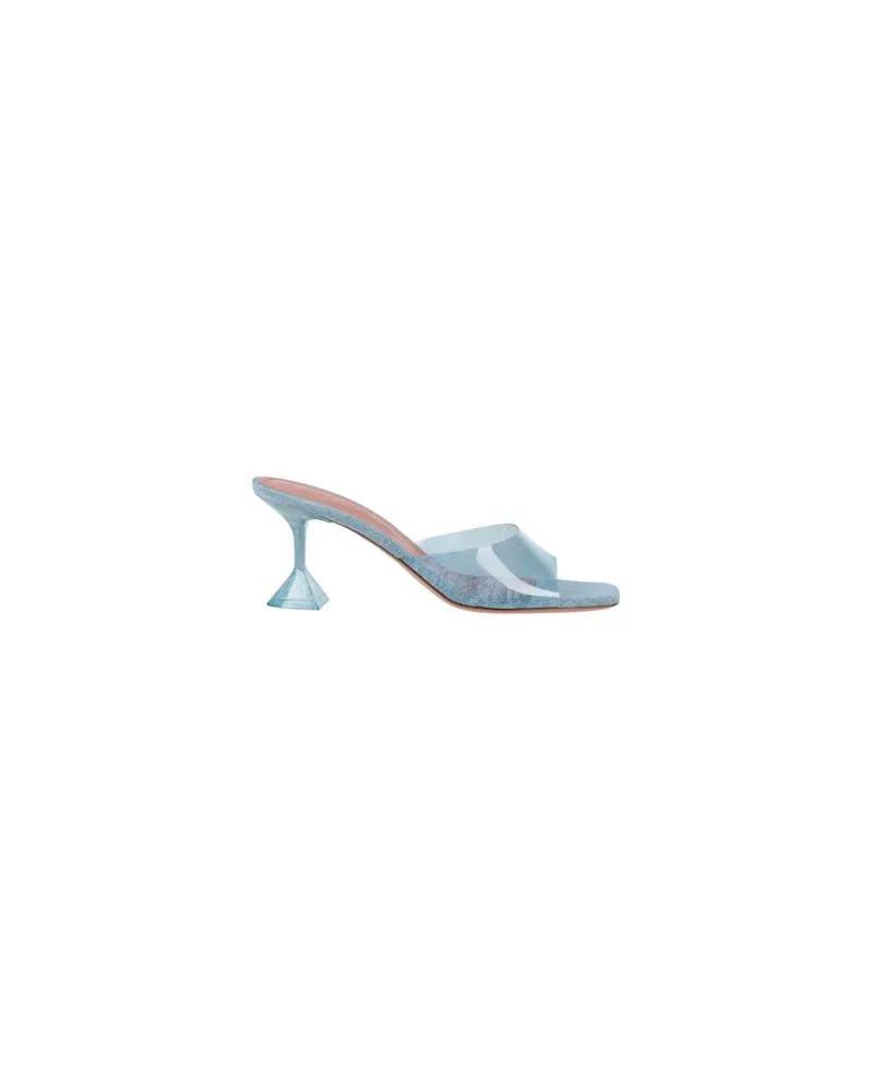 Amina Muaddi SCHUHE - Sandalenauf YOOX.COM Blau