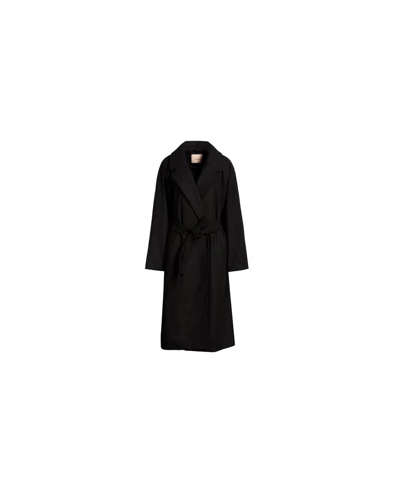 Twin-Set JACKEN & MÄNTEL - Mäntelauf YOOX.COM Schwarz