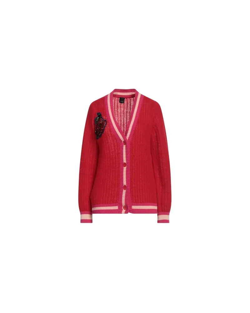 Pinko STRICKWAREN - Strickjackenauf YOOX.COM Rot
