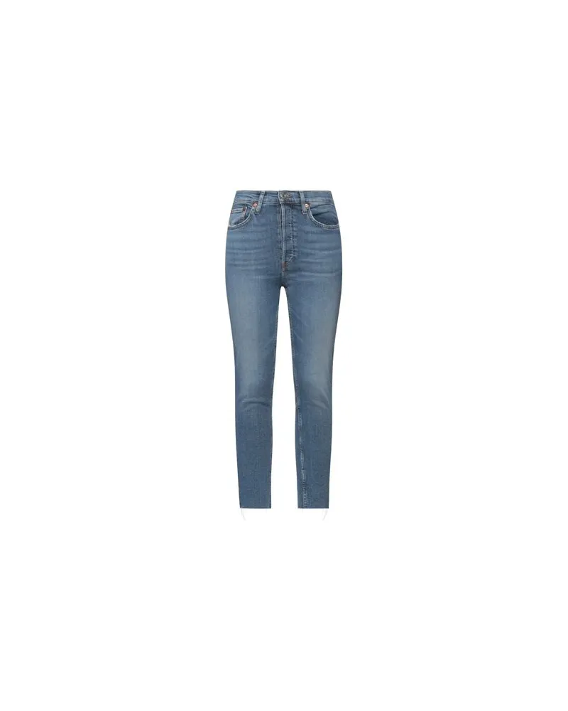 RE/DONE HOSEN & RÖCKE - Jeanshosenauf YOOX.COM Blau