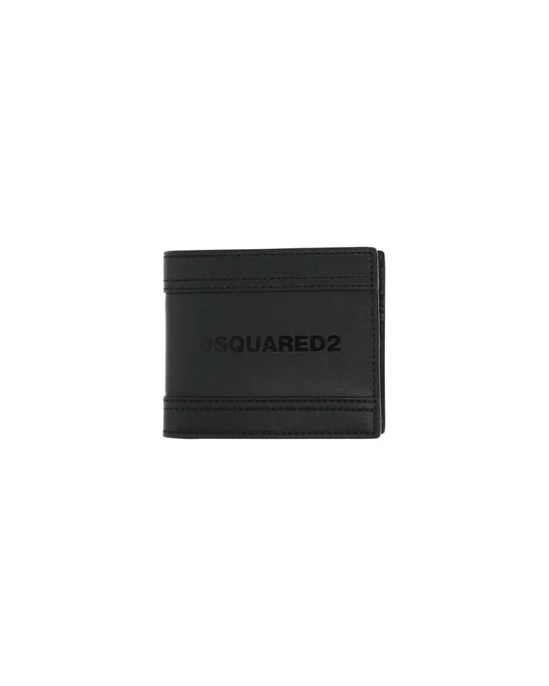 Dsquared2 Kleinlederwaren - Brieftaschenauf YOOX.COM Schwarz