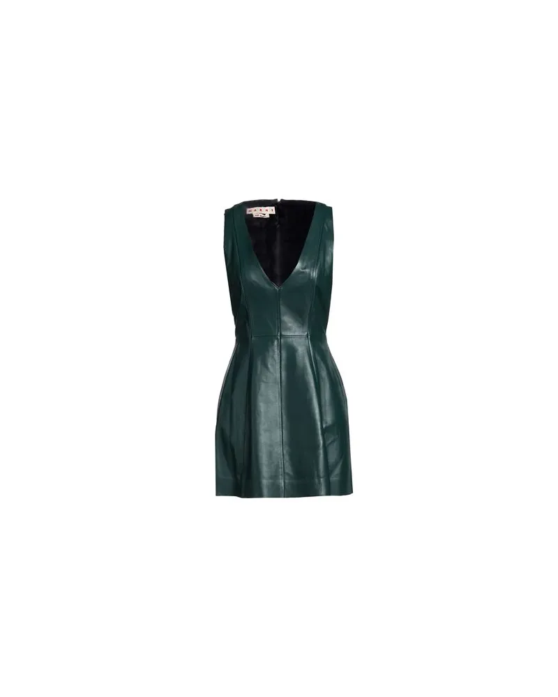 Marni KLEIDER - Mini-Kleiderauf YOOX.COM Dunkelgrün