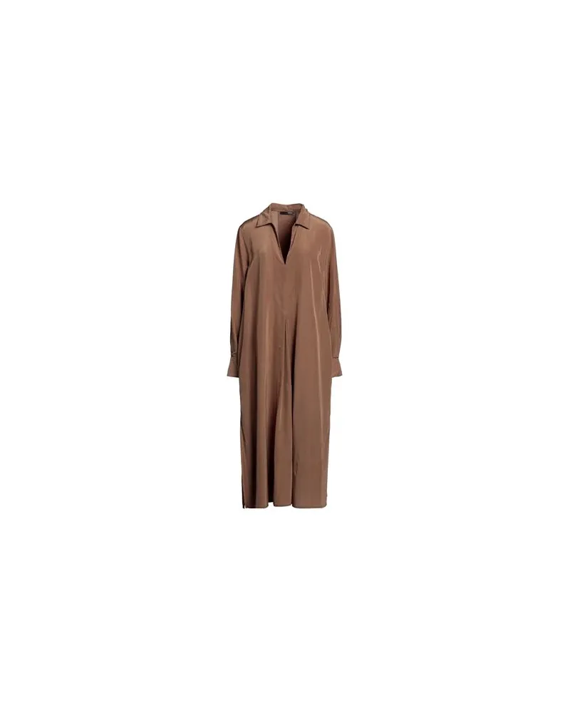 .TESSA KLEIDER - Midi-Kleiderauf YOOX.COM Braun