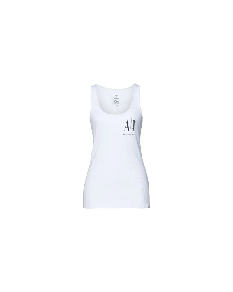 Armani Exchange TOPS - Tank Topsauf YOOX.COM Weiß