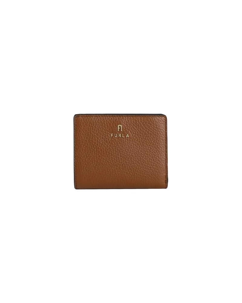 Furla CAMELIA S COMPACT WALLET  - Kleinlederwaren - Brieftaschenauf YOOX.COM Braun