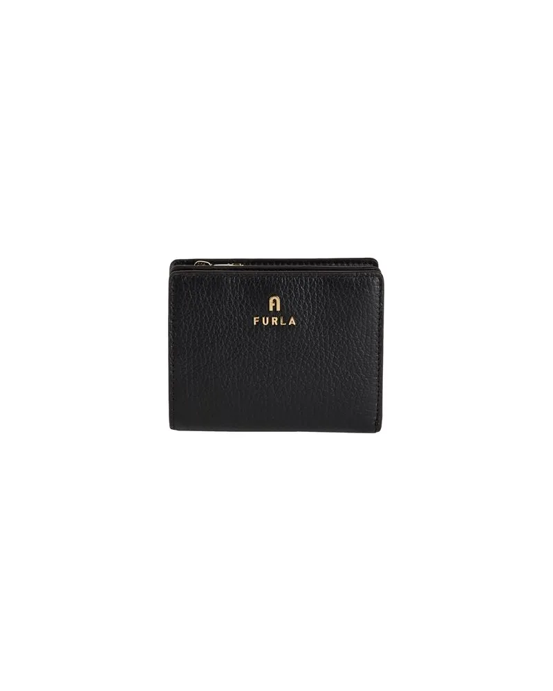 Furla CAMELIA S COMPACT WALLET  - Kleinlederwaren - Brieftaschenauf YOOX.COM Schwarz
