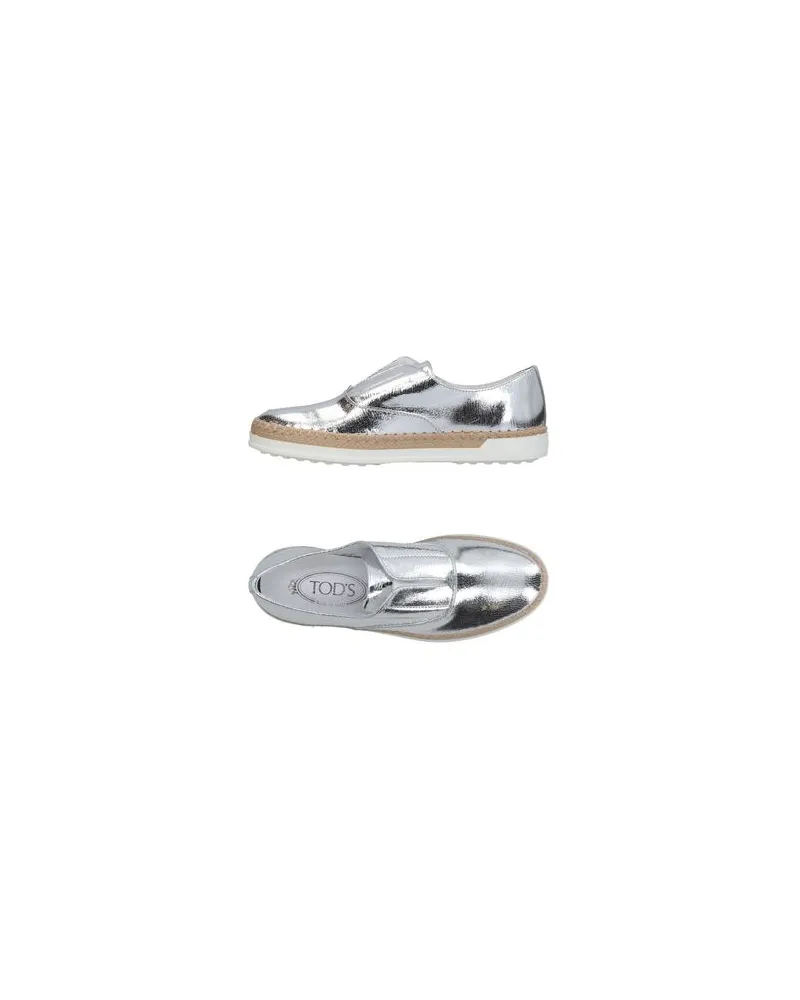 TOD'S SCHUHE - Mokassinsauf YOOX.COM Silber