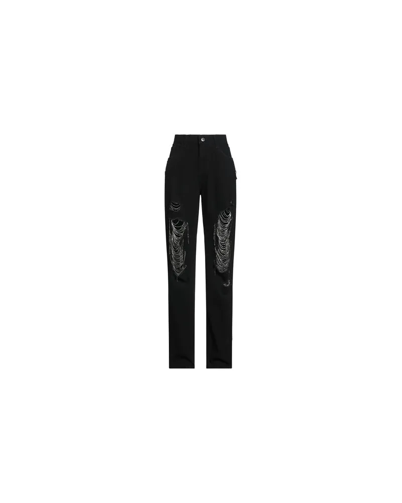 Retrofête HOSEN & RÖCKE - Jeanshosenauf YOOX.COM Schwarz