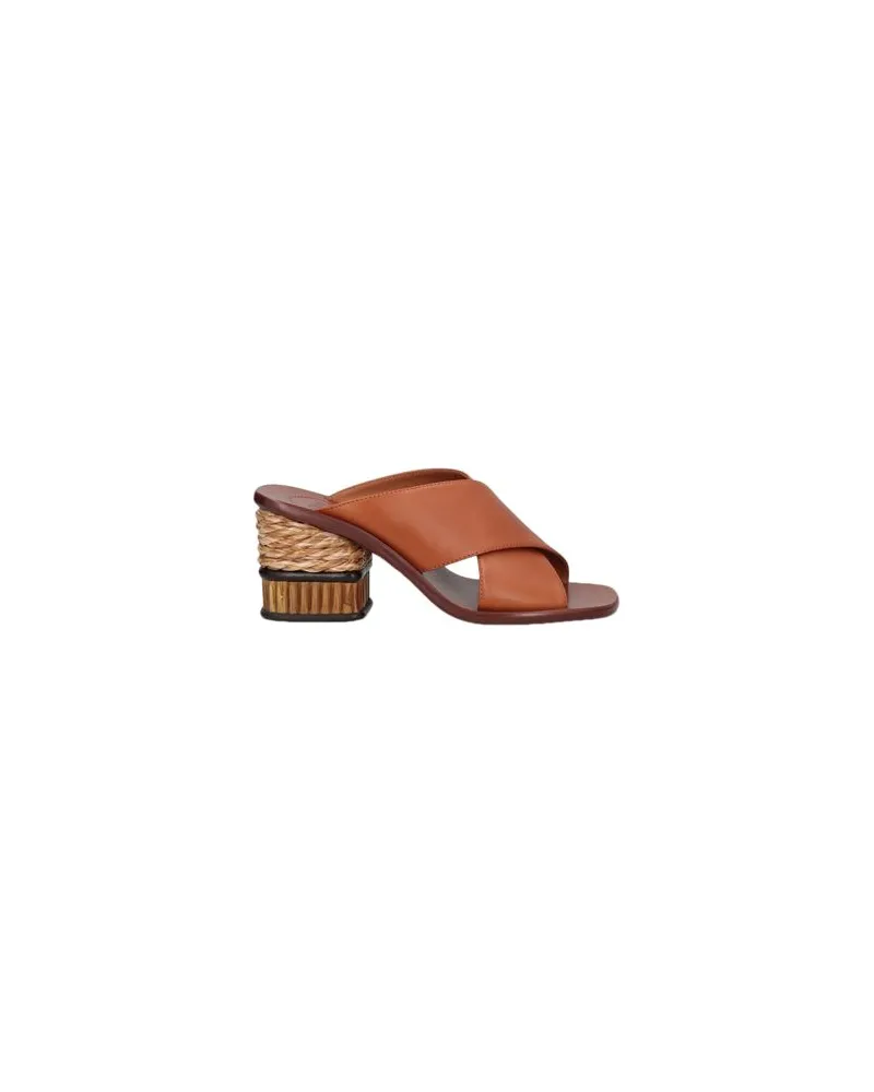 Chloé SCHUHE - Sandalenauf YOOX.COM Braun