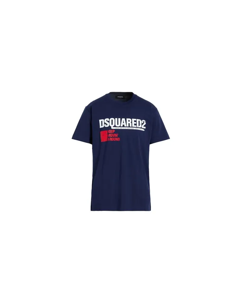 Dsquared2 TOPS - T-shirtsauf YOOX.COM Marineblau
