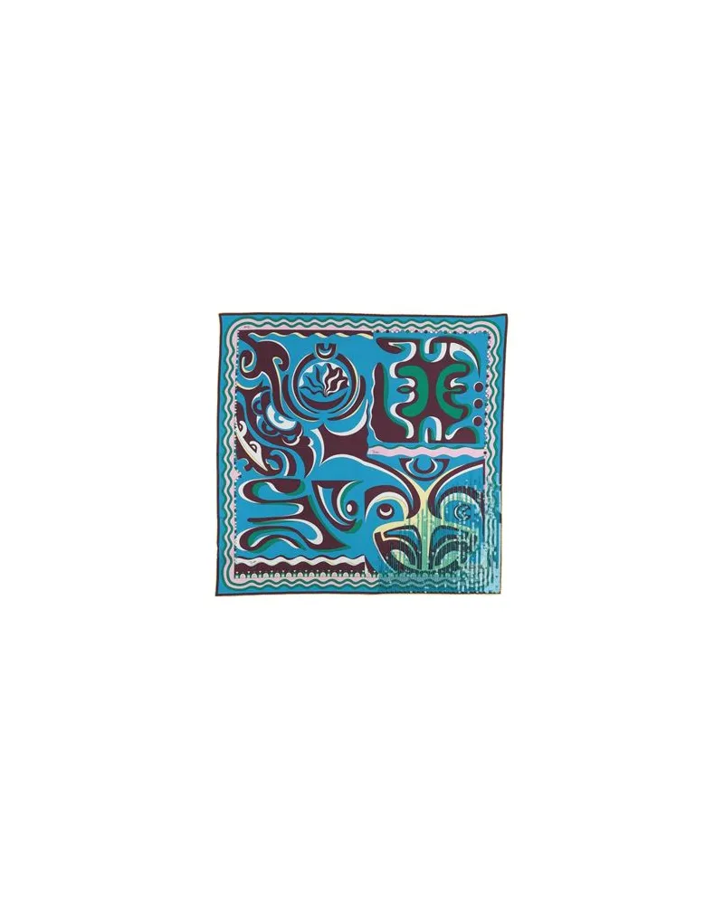Emilio Pucci ACCESSOIRES - Schalsauf YOOX.COM Azurblau