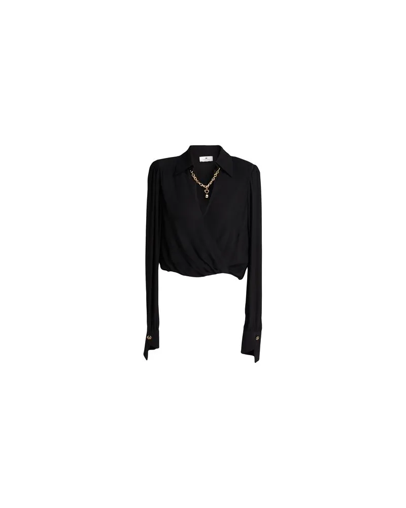 Elisabetta Franchi TOPS - Topsauf YOOX.COM Schwarz