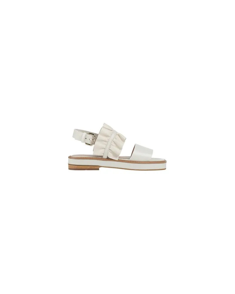 RED Valentino SCHUHE - Sandalenauf YOOX.COM Cremeweiß