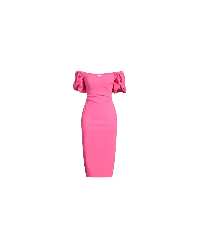 Chiara Boni KLEIDER - Midi-Kleiderauf YOOX.COM Fuchsia