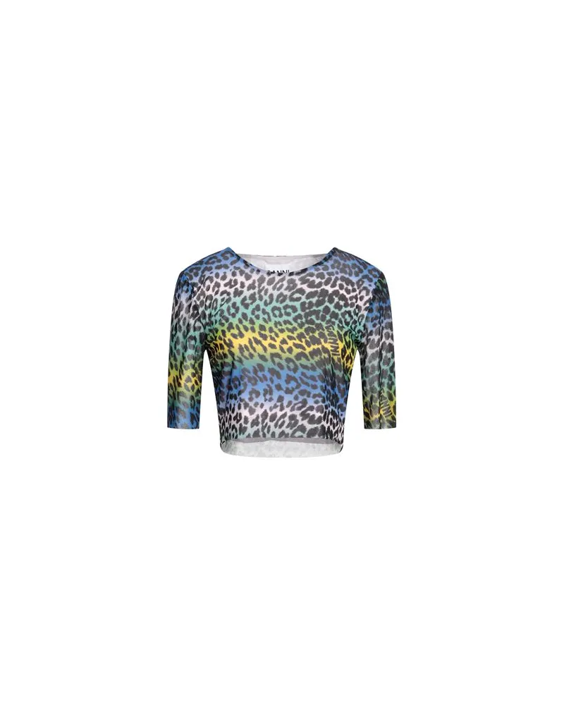 Ganni TOPS - T-shirtsauf YOOX.COM Blau