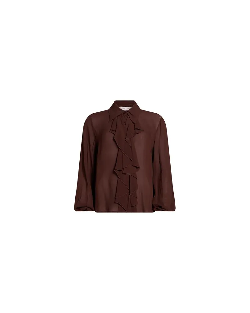 Manila Grace TOPS - Hemdenauf YOOX.COM Braun