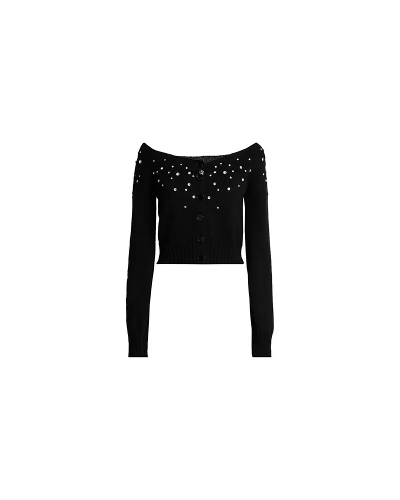 Aniye By STRICKWAREN - Strickjackenauf YOOX.COM Schwarz