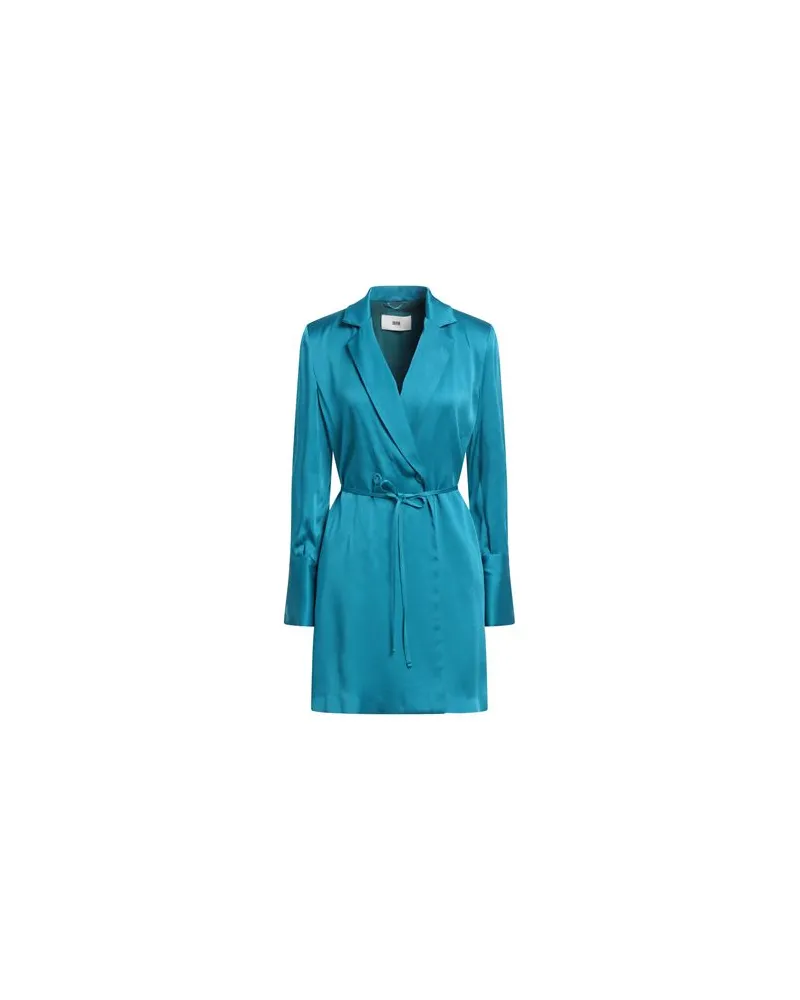SOLOTRE KLEIDER - Mini-Kleiderauf YOOX.COM Azurblau