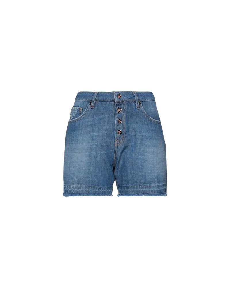 Moschino HOSEN & RÖCKE - Jeansshortsauf YOOX.COM Blau